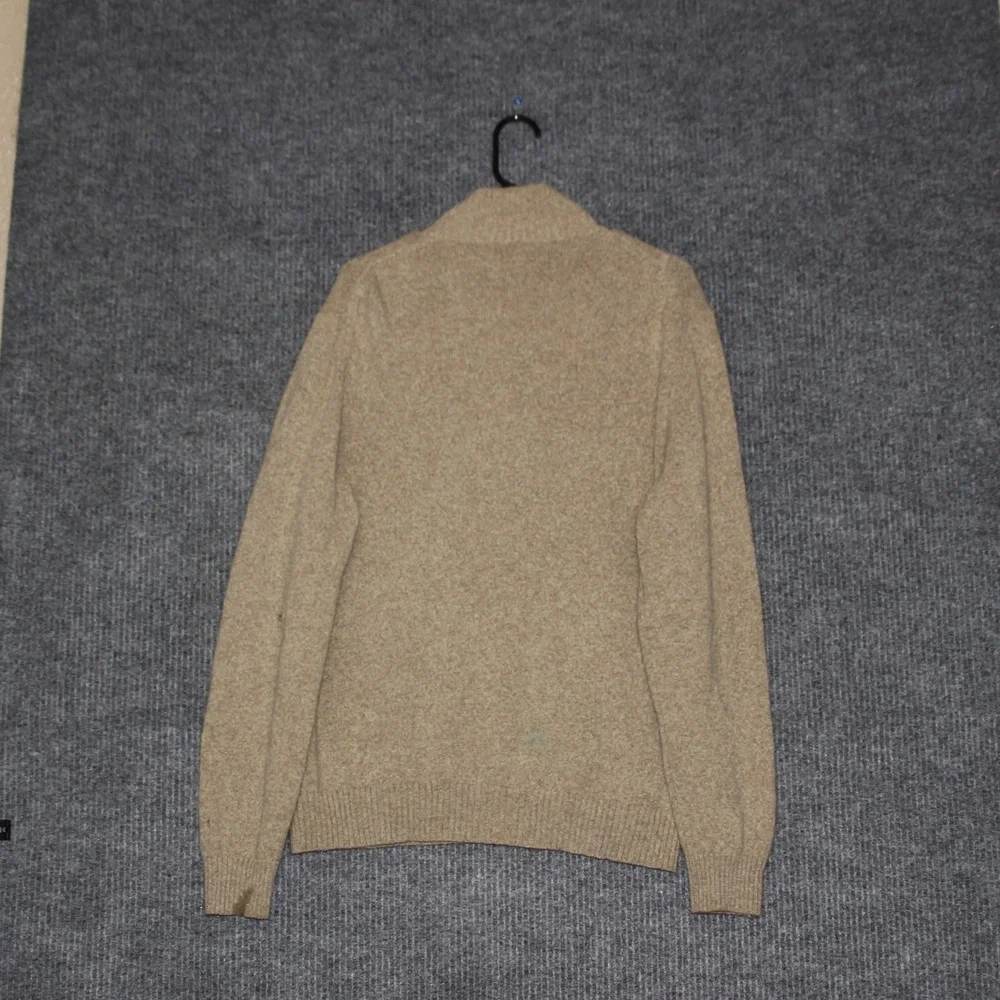 Marlboro Classics Mens Quarter Zip Sweater Tan X Large West‎ American Sportswear